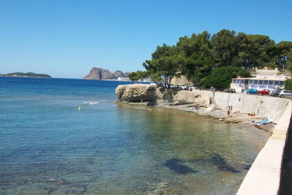 Studio La Ciotat Vue Mer Avec Garage Bagian luar foto
